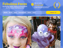 Tablet Screenshot of facepaintingphiladelphia.com